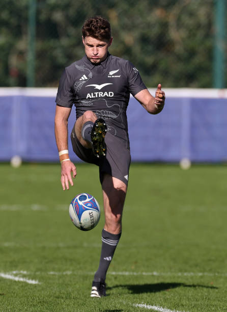 FRA: New Zealand Training Session - Rugby World Cup France 2023