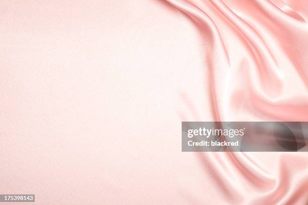 pink silk background - soft fabric stock pictures, royalty-free photos & images