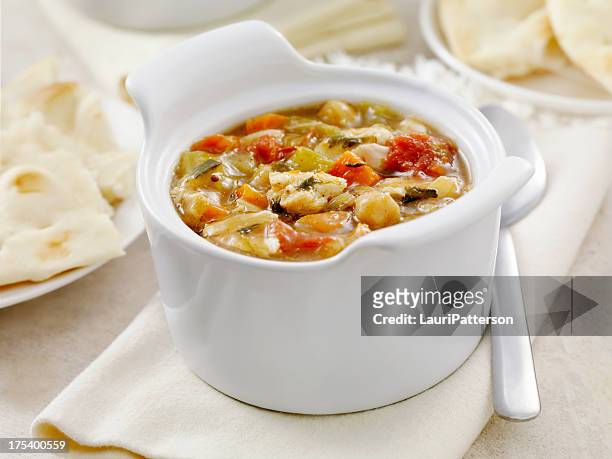 mulligatawny soup - chicken soup stock pictures, royalty-free photos & images