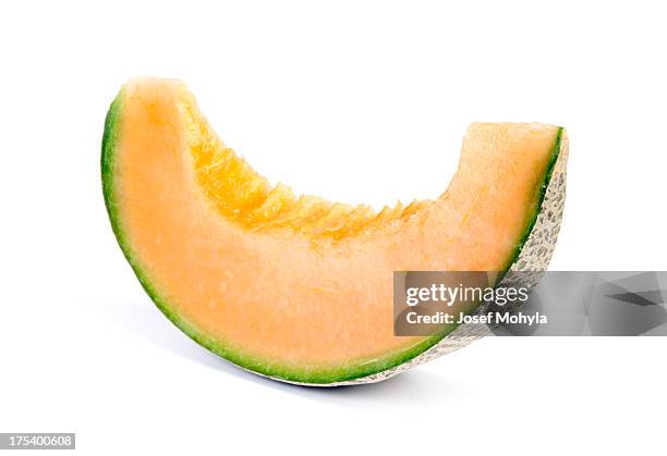 cantaloupe melon - cantaloupe stock pictures, royalty-free photos & images