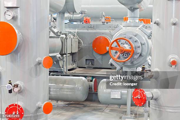 natural gas compressors system - kompressor bildbanksfoton och bilder