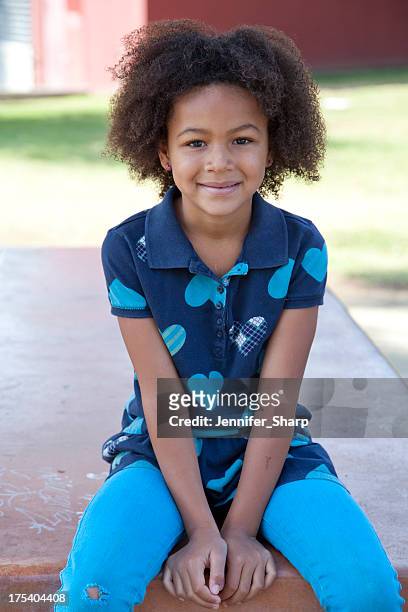 cute girl - afro hairstyle stock pictures, royalty-free photos & images