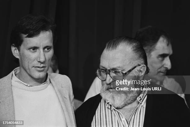 James Woods et Sergio Leone à Cannes, en mai 1984.