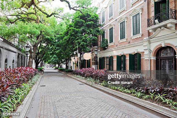 casas em shamian island - shamin imagens e fotografias de stock