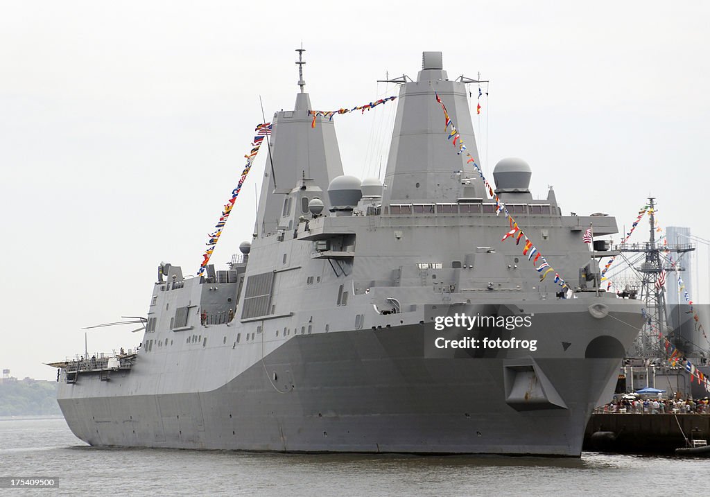 Modern warship