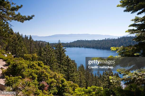 lake tahoe - emerald bay lake tahoe bildbanksfoton och bilder