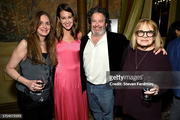 Barbara Berger, Melissa DeRosa, Richard Abate, and Claire Wachtell celebrate the launch of her new book “What’s Left Unsaid” at Hotel Chelsea on...