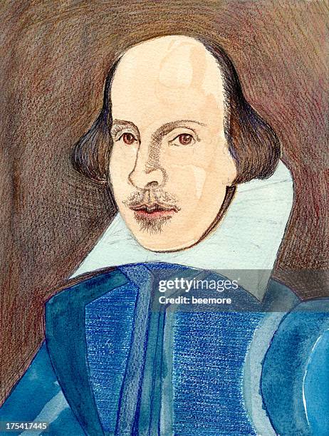 william shakespeare - william shakespeare stock-grafiken, -clipart, -cartoons und -symbole