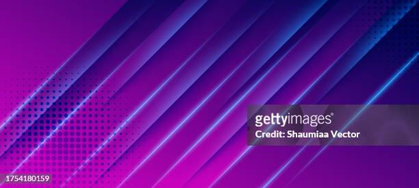 modern dark blue purple gradient geometric square shape abstract background design - esports stock illustrations