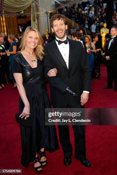 Arrival photo of Aaron Ralston and Jessica Trusty at the 83rd Annual Academy Awards at the Kodak Theatre in Los Angeles, CA on February 27, 2011....