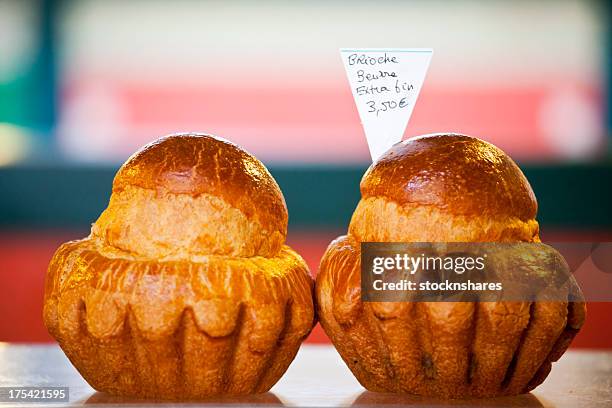 french brioche - brioche stock pictures, royalty-free photos & images