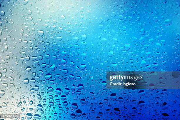 close up of water droplets on a window - wet stock pictures, royalty-free photos & images
