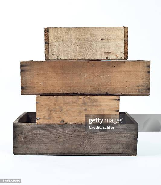 old crates - crate stock pictures, royalty-free photos & images