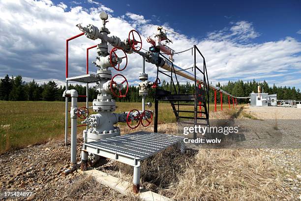 wellhead - ventiler bildbanksfoton och bilder