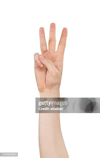 number three - three objects stock pictures, royalty-free photos & images