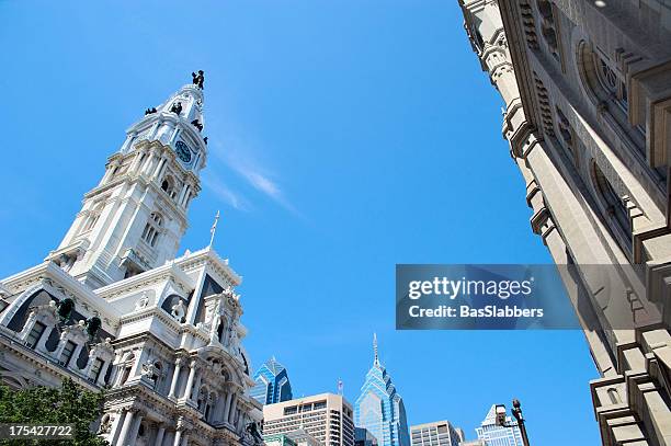 philadelphia city hall - town hall building stock pictures, royalty-free photos & images