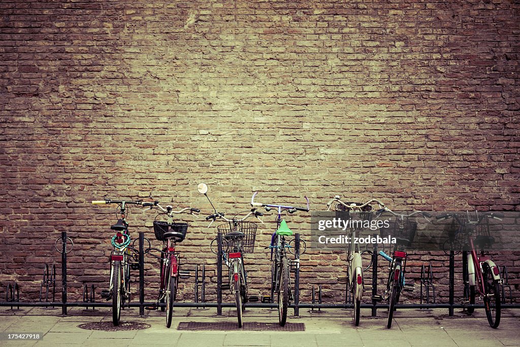 Bike Parking in Bologna, Italy