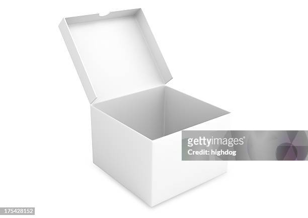 offene packen box - boxes stock-fotos und bilder
