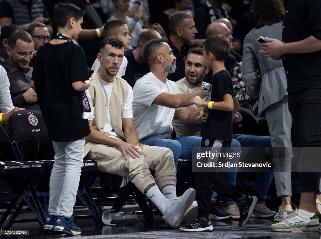 Ivan Perisic of Tottenham Hotspur attends the Aba league basketball News  Photo - Getty Images
