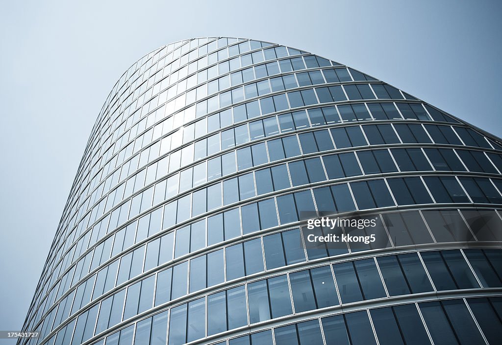 Londres arquitetura: Clássico moderno dobrados fachada do edifício