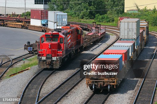 Freight Train Example Freight Trains And Railways High-Res Stock Photo - Getty Images