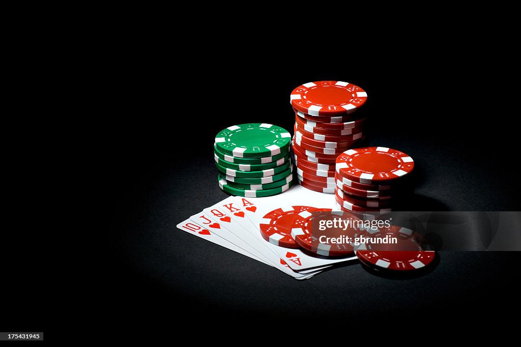 A Royal Flush provides a winning poker hand