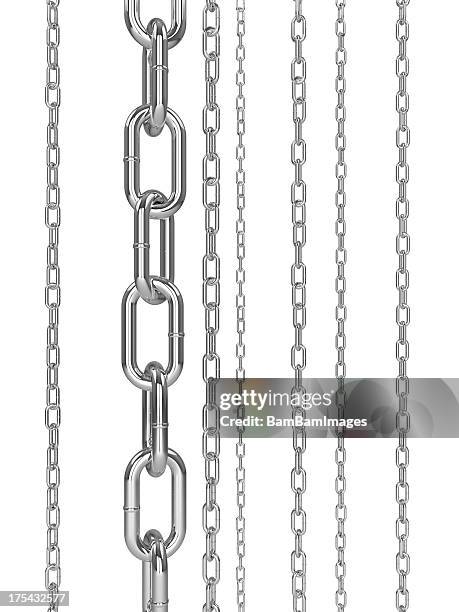 vertical chain links - chain stock pictures, royalty-free photos & images