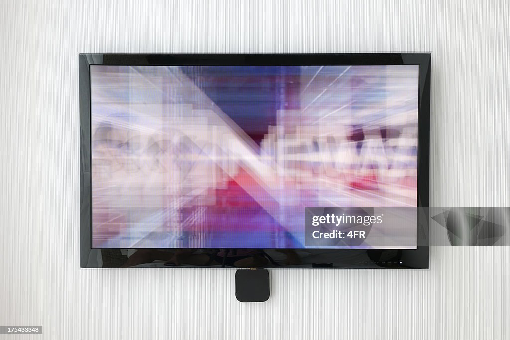 Flat Screen TV on Designer Wall (XXXL)