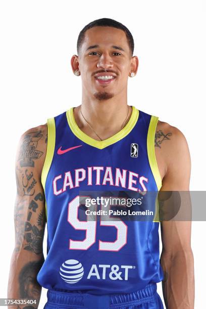 Juan Toscano-Anderson of the Mexico City Capitanes poses for a head shot during 2023-24 G League Media Day on October 29, 2023 at the Mexico City...