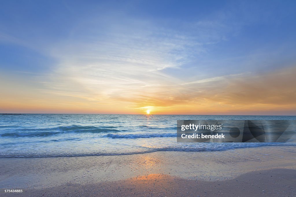 Ocean Beach Sonnenuntergang