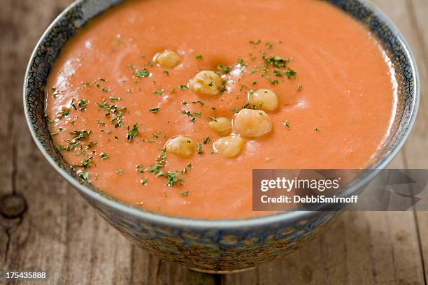 gazpacho soup - seville food stock pictures, royalty-free photos & images