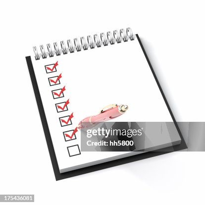 Notepad Checklist Notepad Checklist