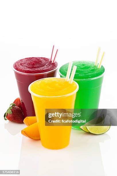 smoothie trio - red straw stock pictures, royalty-free photos & images