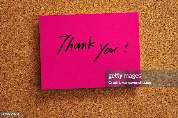 Thank You Sticky Notes Photos and Premium High Res Pictures - Getty Images