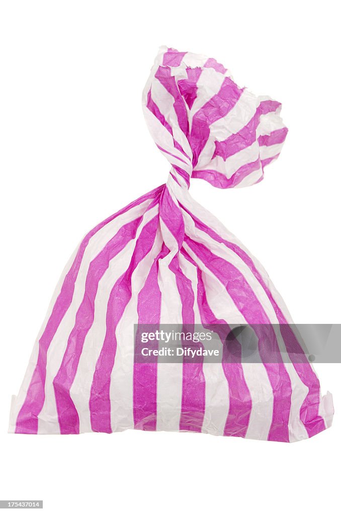 Candy Striped Sweet bag