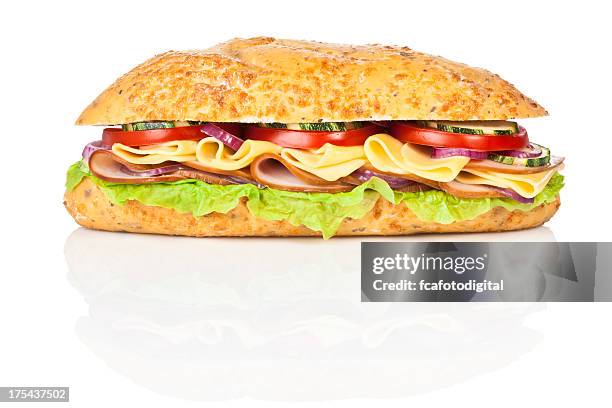 sandes submarino - submarine sandwich imagens e fotografias de stock