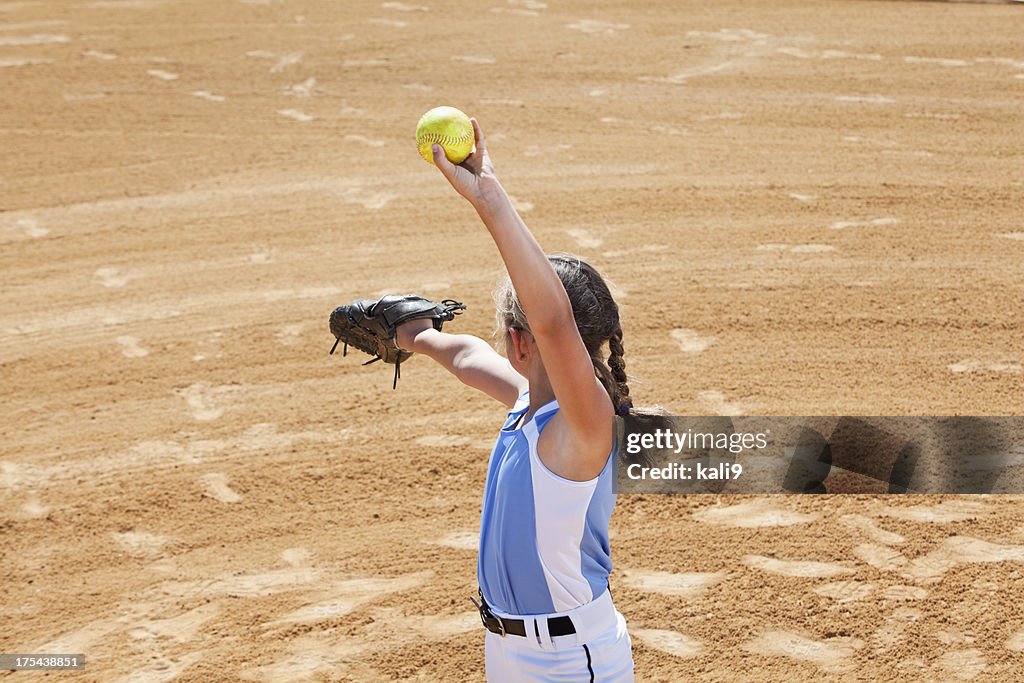 Softball pitcher