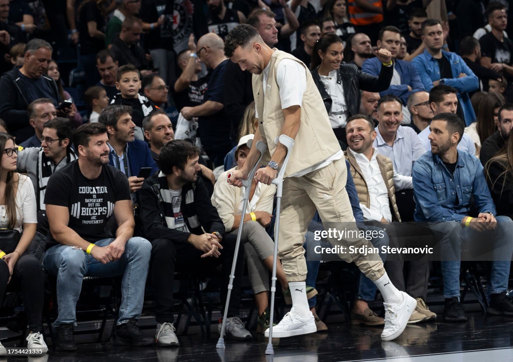 Ivan Perisic of Tottenham Hotspur attends the Aba league basketball News  Photo - Getty Images