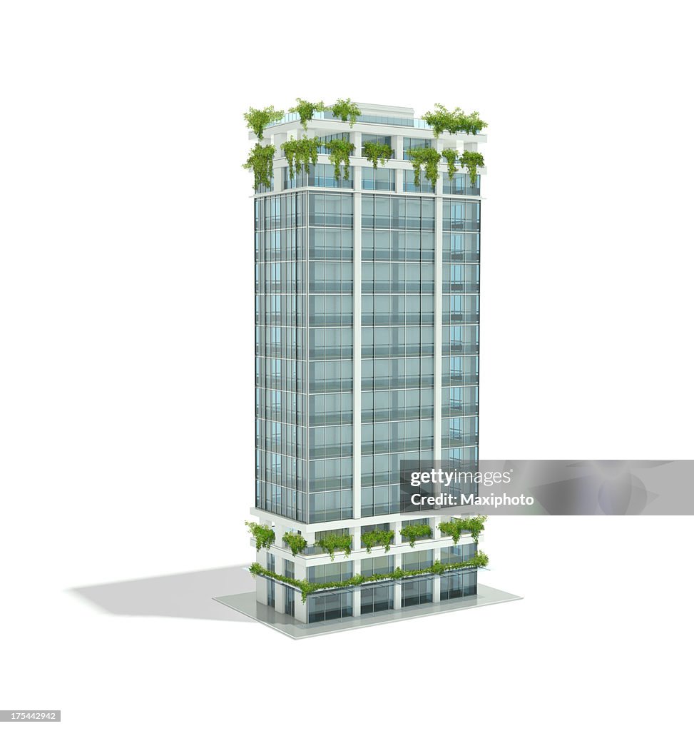Green business-Gebäude