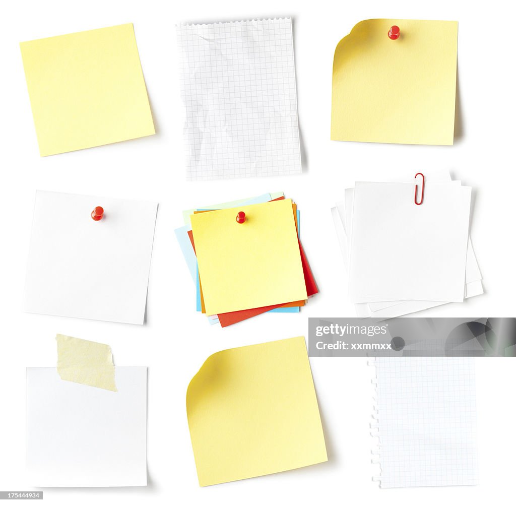 Note Collection High-Res Stock Photo - Getty Images