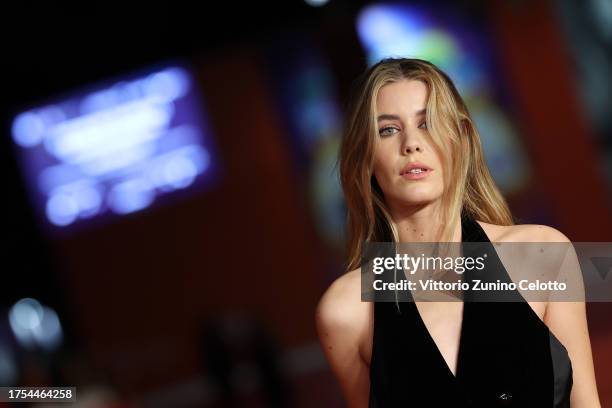 Caterina De Angelis attends a red carpet for the movie "Volare" during the 18th Rome Film Festival at Auditorium Parco Della Musica on October 24,...