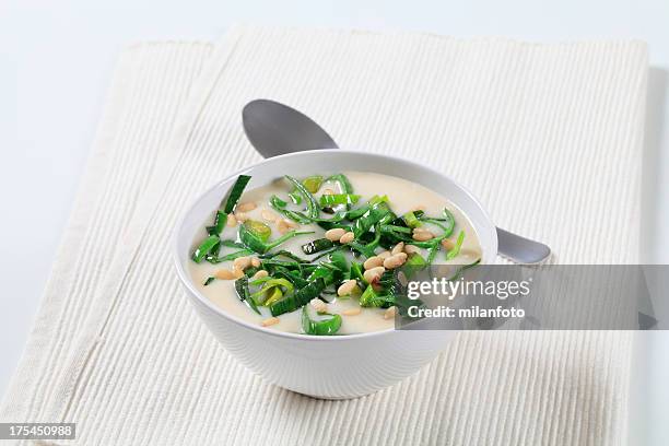 creamy soup - chowder stock pictures, royalty-free photos & images