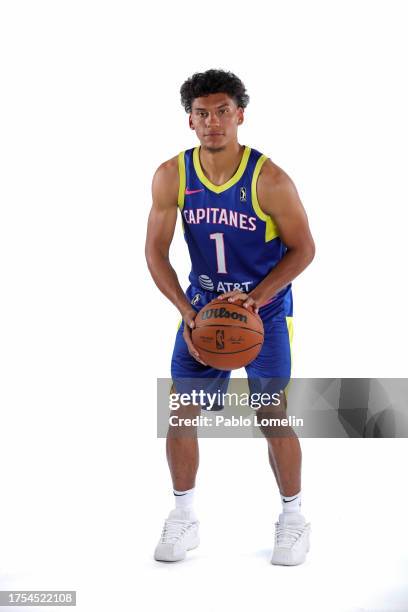 Diego Bernard of the Mexico City Capitanes poses for a portrait during 2023-24 G League Media Day on October 29, 2023 at the Mexico City Arena in...