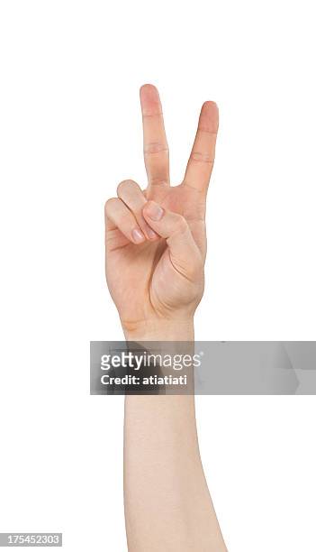 数字 2 - 平和の象徴 ストックフォトと画像