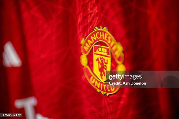General view of the Manchester United dressing room ahead of the UEFA Champions League match between Manchester United and F.C. Copenhagen at Old...