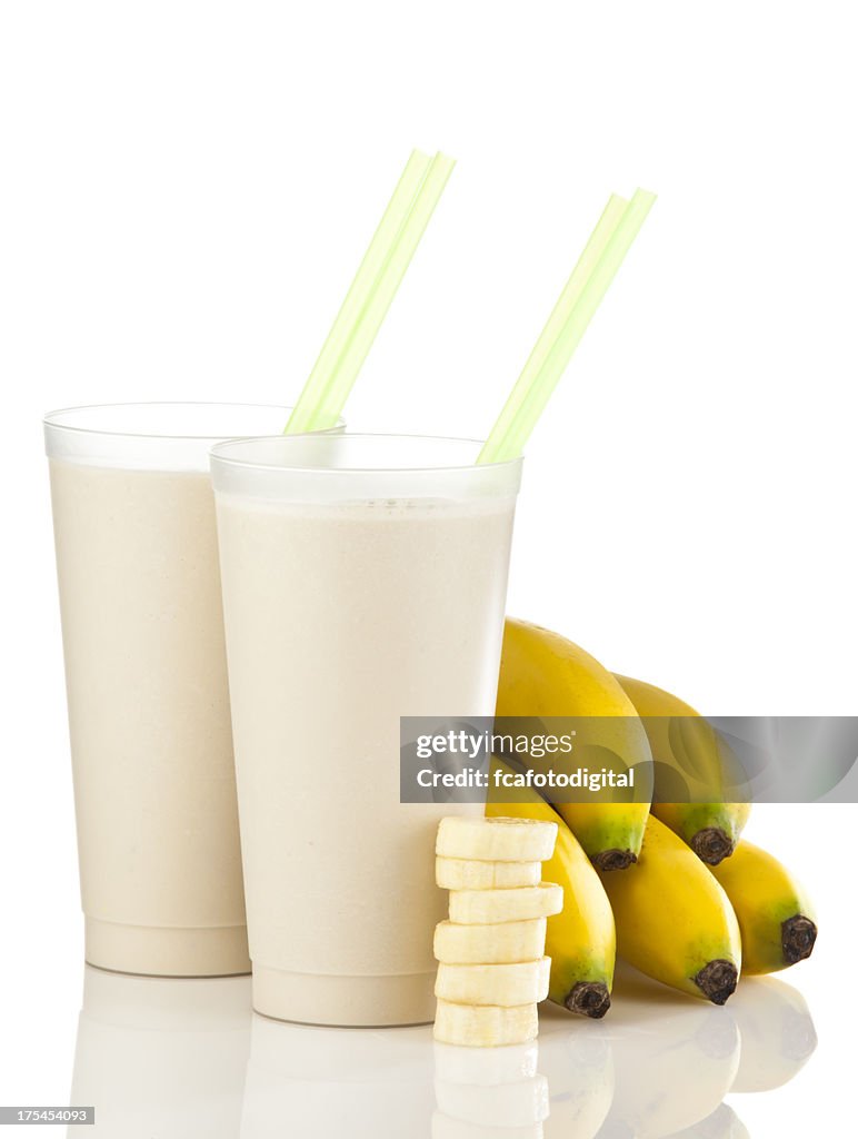 Two Banana Smoothies