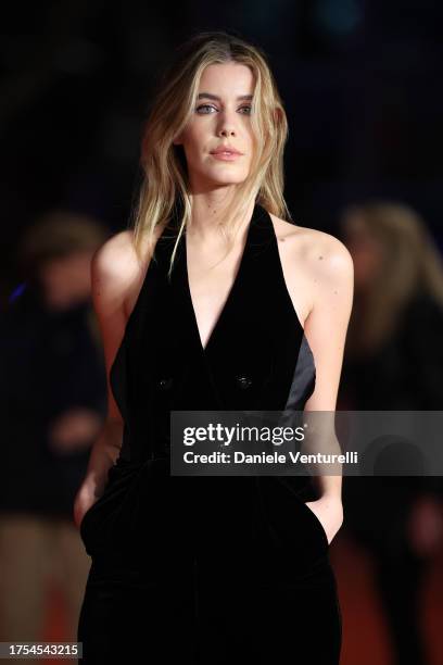 Caterina De Angelis attends a red carpet for the movie "Volare" during the 18th Rome Film Festival at Auditorium Parco Della Musica on October 24,...