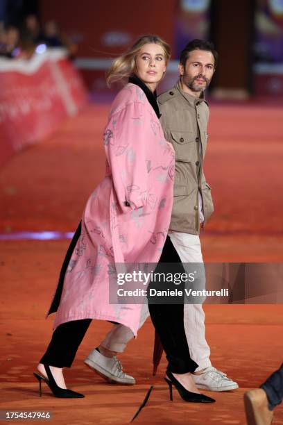 Caterina De Angelis attends a red carpet for the movie "Volare" during the 18th Rome Film Festival at Auditorium Parco Della Musica on October 24,...