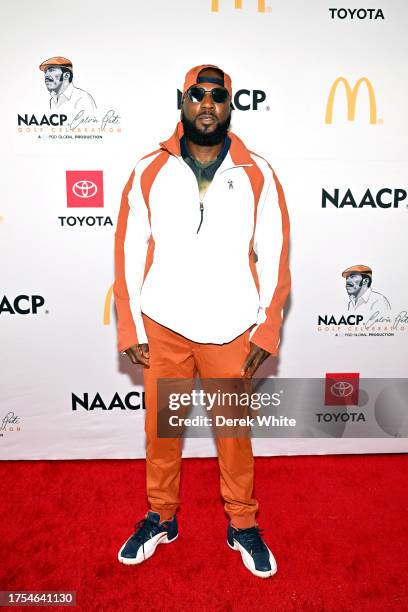 Jeezy attends the 2023 NAACP Calvin Peete Golf Celebration, A PGD Global Production at The Golf Club of Georgia on October 23, 2023 in Alpharetta,...