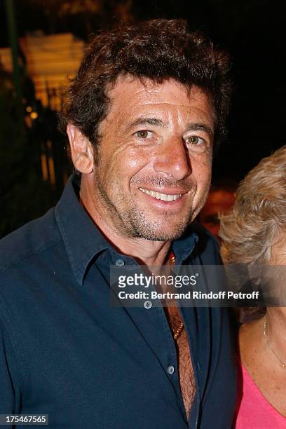 PAtrick Bruel attends "Pianistic" Concert of singer Julien Clerc at at 29th Ramatuelle Festival : Day 4 on August 3, 2013 in Ramatuelle, France.